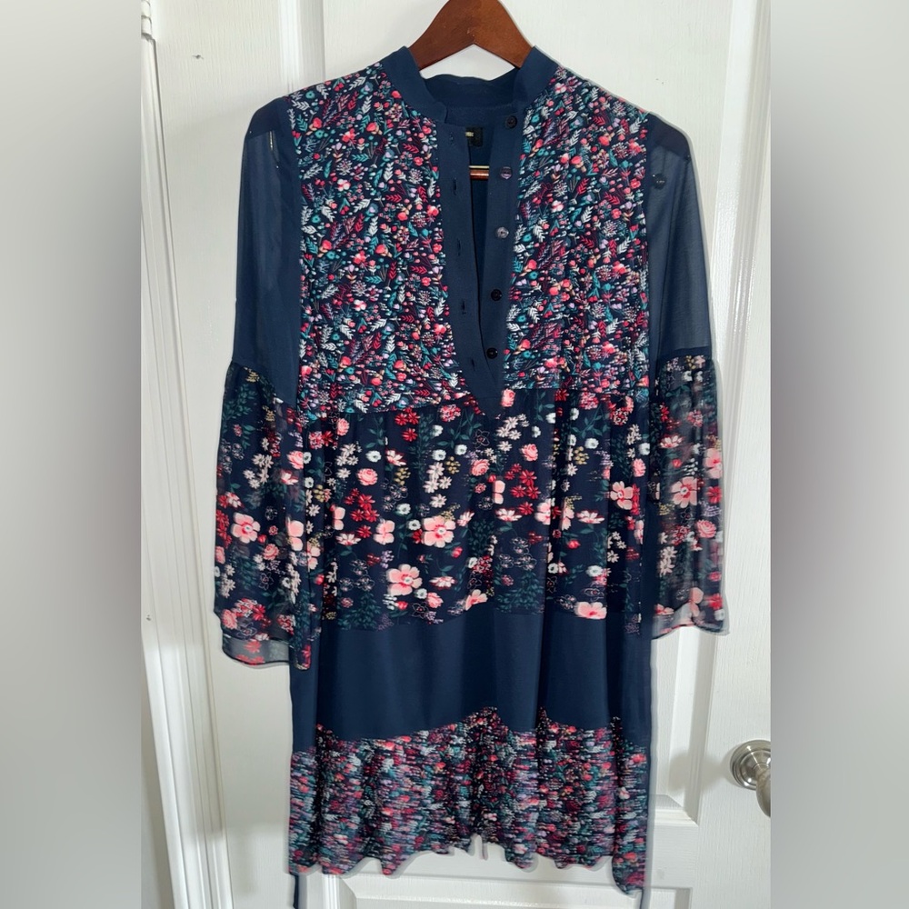 Juicy Couture Black Label Los Angeles Floral Dress Size XS
